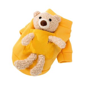 Áo gấu Teddy cho chó mèo PETWISH