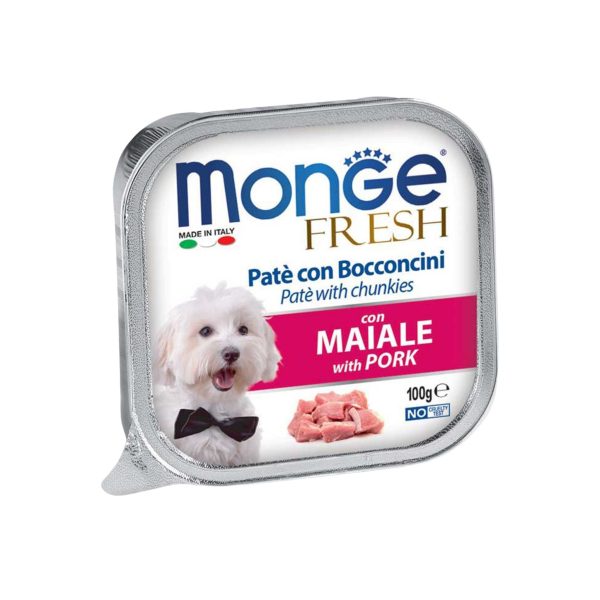 Pate chó Monge thịt heo 100g