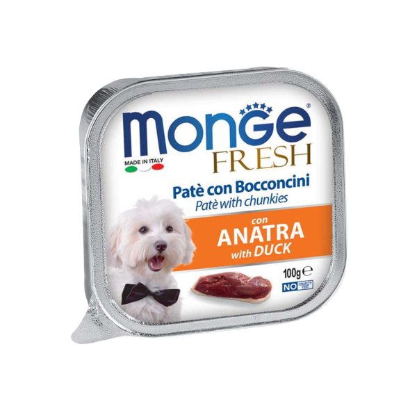 Pate chó Monge vịt 100g