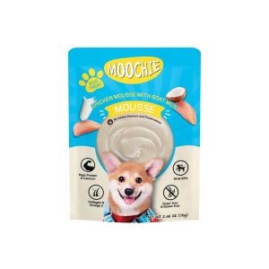 Pate chó Moochie Mousse gà và sữa dê 70g