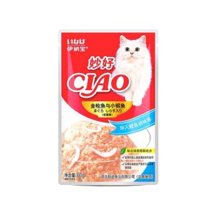 Pate mèo Ciao vị cá ngừ và cá cơm 60g