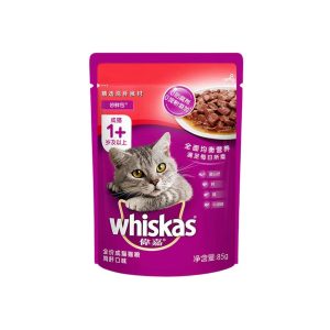 Pate mèo vị nước sốt gan WHISKAS Liver Flavour Sauce 85g