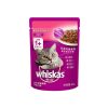 Pate mèo vị nước sốt thịt bò WHISKAS Beef Flavour Sauce 85g