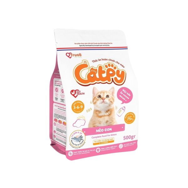 Thức ăn hạt Catpy cho mèo con 1.5kg