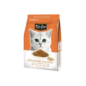 Thức ăn hạt cho mèo chuyên dưỡng lông da Kit Cat Signature Salmon Dry Cat Food 1.2kg